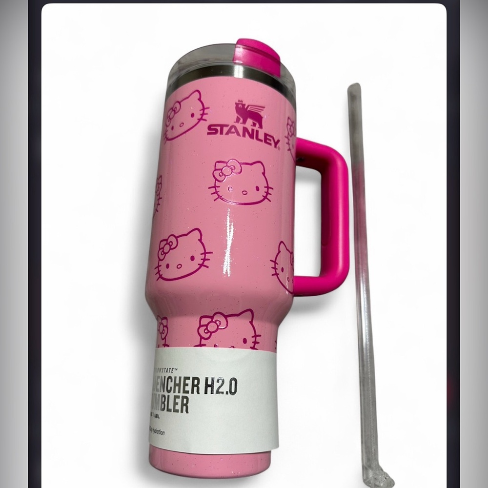 Stanley Pink Hello Kitty Quencher Tumbler